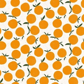 Oranges ||  Oranges  on Cream ||Summer Citrus  Collection by Sarah Price .