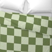 Checkerboard || Dark Green and Light Green Check ||Outdoor Oasis  Collection by Sarah Price