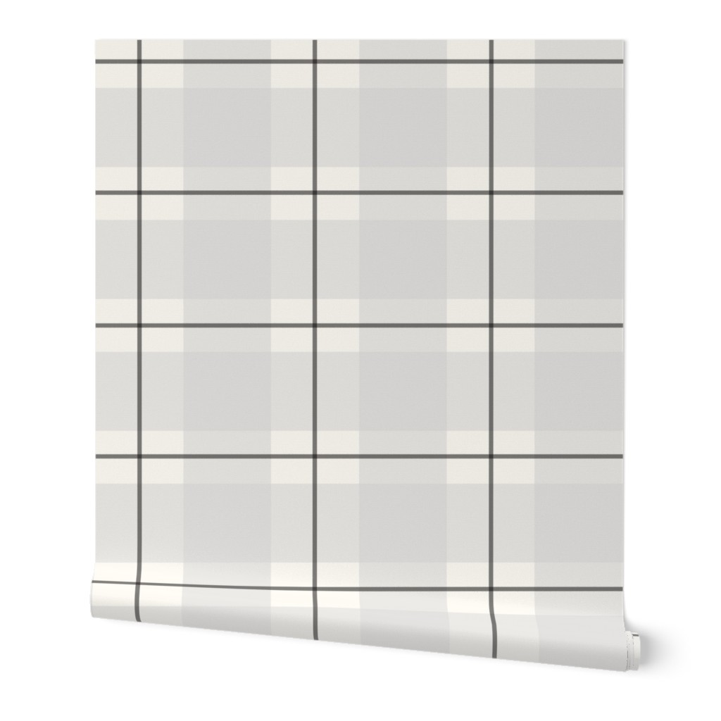 Large Black and Gray Plaid