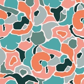 Modern camouflage pattern