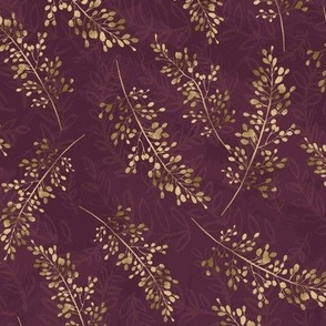 Golden Botanical Stems_plum_small