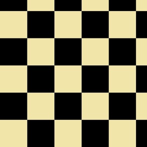 Checks Black and Yellow