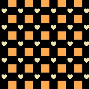 Heart Checks Yellow Orange 2