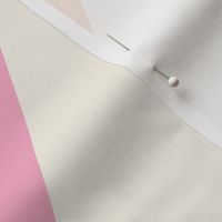 6" triangle whoelcloth: sunburst, beach umbrella, pink sparkle, tangy, buff, pink razz