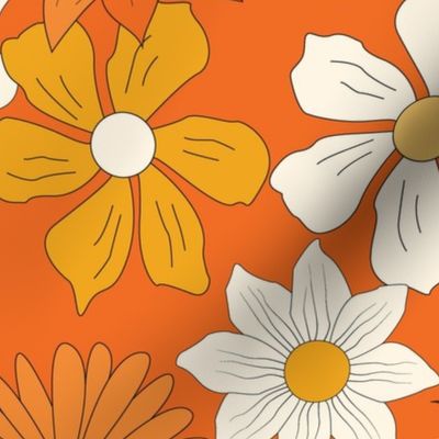 Retro flowers