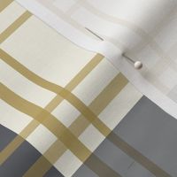 Navy gold cream Plaid ©Terri Conrad Designs