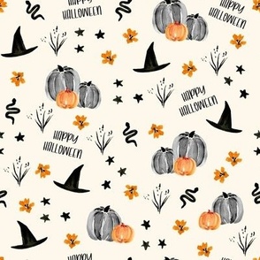 bkrd Happy Halloween 8x8 cream