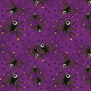 Halloween Spider Purple