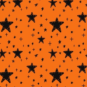 Halloween Stars Orange