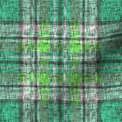 Heathery Stewart Plaid in Greens  by Su_G_SuSchaefer