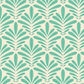 Blossom Collection - Diamond Leaves - mint