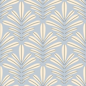 Blossom Collection - Diamond Leaves - blue