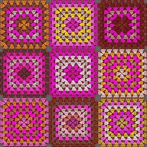 My Granny is Not a Square! She is Pink! She makes Granny Squares.