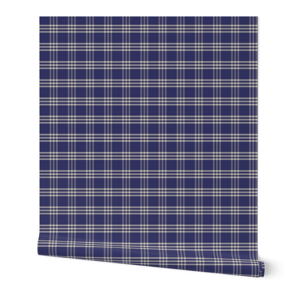 Plaid 1 - denim