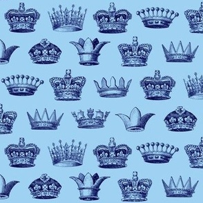 crowns bright blue