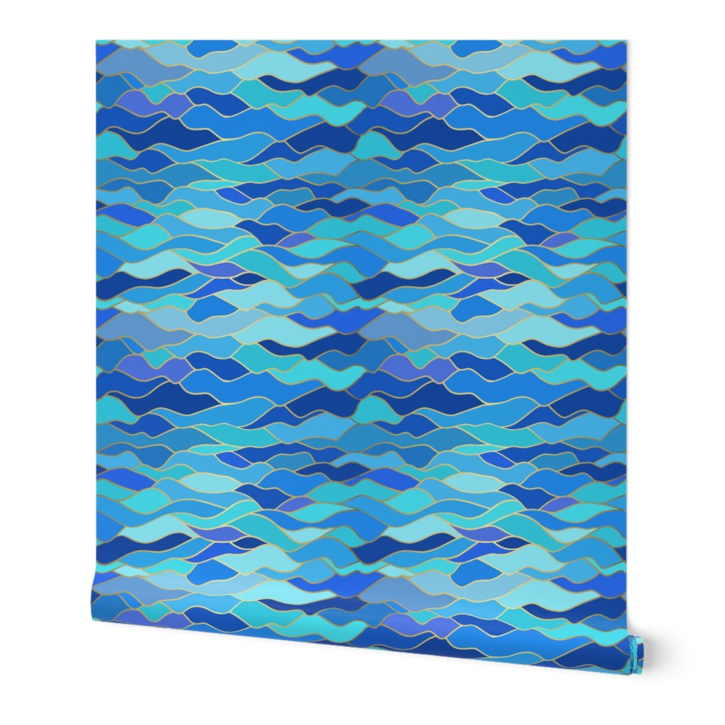 Abstract Blue Waves  Small