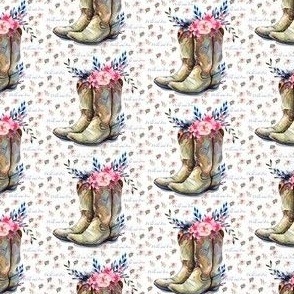 Cowgirl Boots Wild and Free / Micro