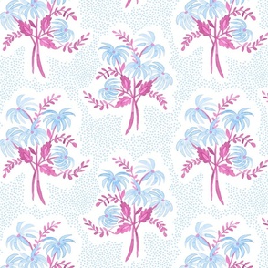 12" Pearl_s_Bouquet_Happy_Pink_blues_and_white_copy