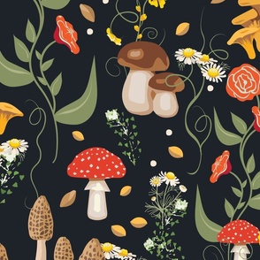 Sweet Mushrooms Magic - Lrg