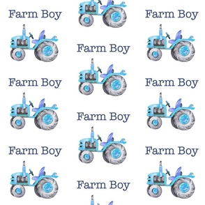 Farm Boy Blue Tractor