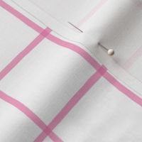 The Grid Valentine Pink on White 