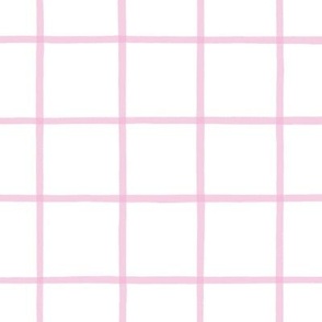 The Grid Pink on White