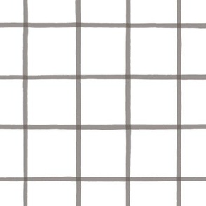 The Grid Chocolate on White 