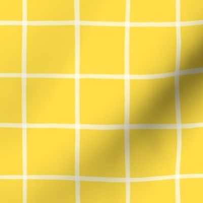 The Grid White on Bold Yellow 