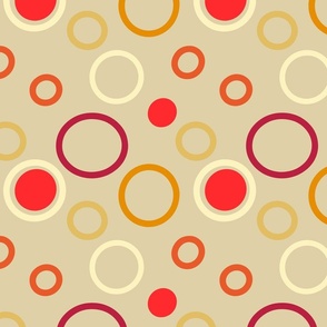 Circle seamless pattern.
