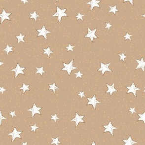 Star Cookies - Latte Tan - Medium Scale