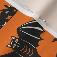 Pumpkin Party - Retro Halloween Orange Large Scale