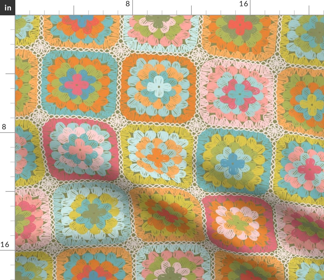 230 Crochet Granny Squares