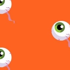 Eyeball Orange Background