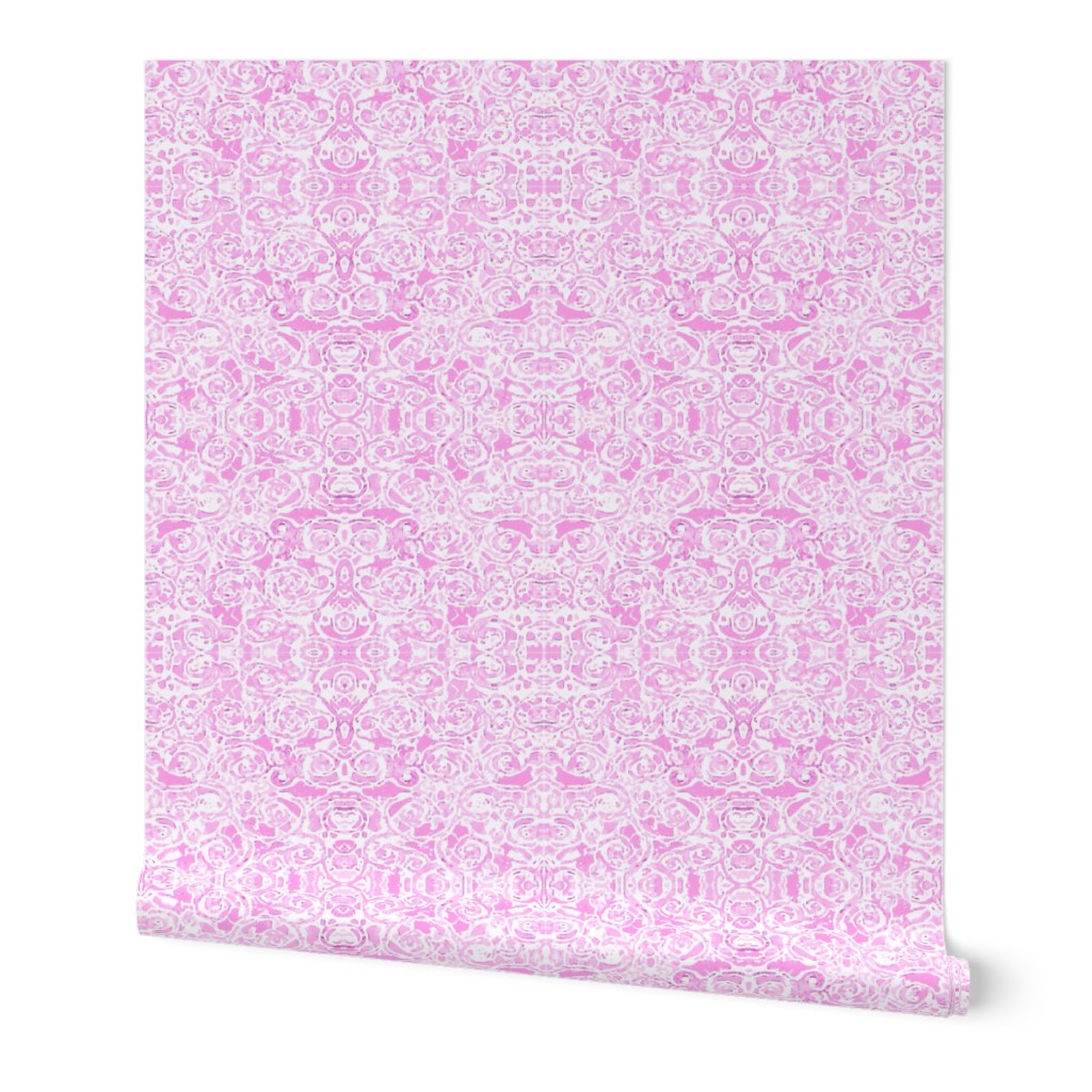 12" Caprice Magenta; Abstract NuVo Damask