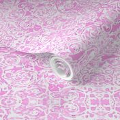 12" Caprice Magenta; Abstract NuVo Damask