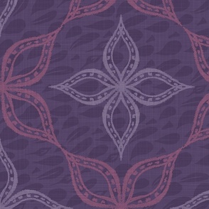 Lattice of Petals Royal Purple - XL