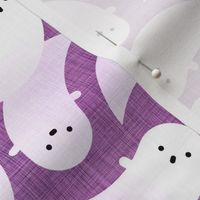 Halloween Ditsy Ghosts- Large- Orchid Purple- Friendly Phantoms- Baby's First Halloween- Cute Kids- Kawaii- Fall- Autumn- Spooky Decor