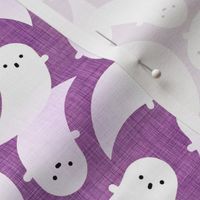 Halloween Ditsy Ghosts- Medium- Orchid Purple- Friendly Phantoms- Baby's First Halloween- Cute Kids- Kawaii- Fall- Autumn- Spooky Decor