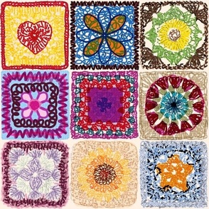 Granny Square Crochet