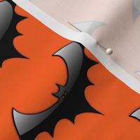 Bat Orange Background