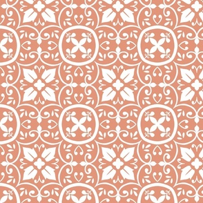 Decorative Tile in Peach Pink (small)