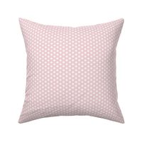 Polka Dots- White on Cotton Candy Pink- Mini- Petal Solids Match- Solid Color- Rose- Baby Girl