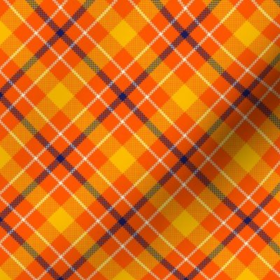 Halloween Orange & Yellow Plaid