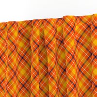 Halloween Orange & Yellow Plaid