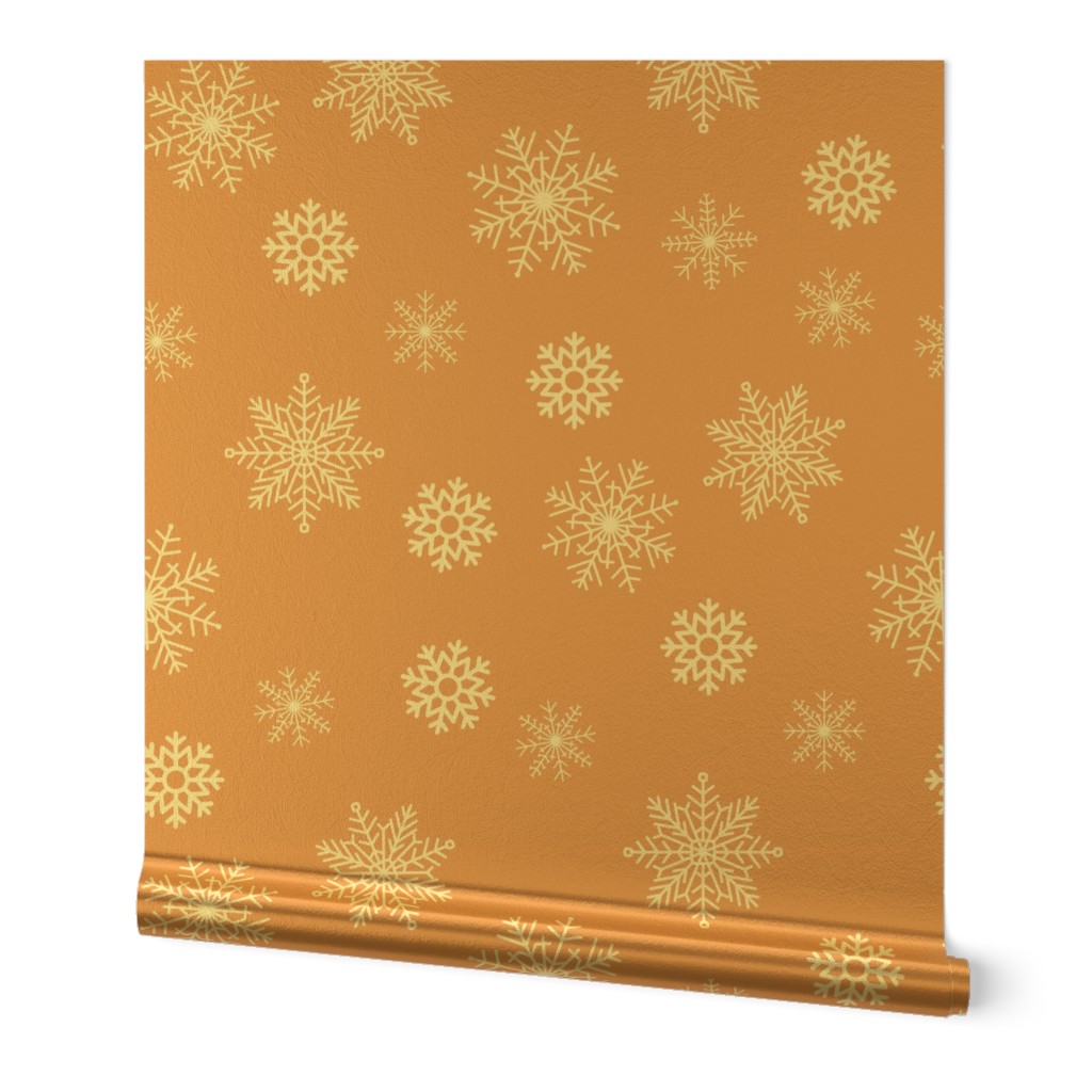 neutral snowflakes fabric - boho neutral fabric