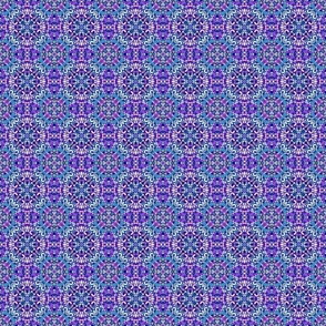 Purple Blue and Green Tiled Dream