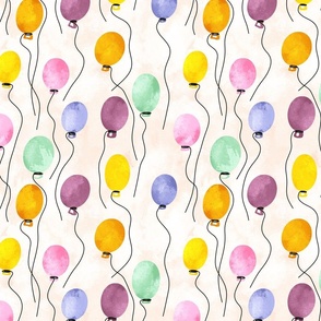 Happy colorful Balloons / medium scale