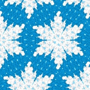 Turquoise Granny Snowflakes