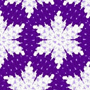 Purple Lavender Granny Snowflakes