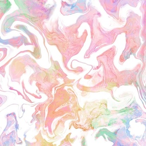 Pastel Rainbow Marble